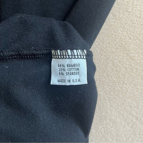 Bryn Walker Women’s Bamboo Lagom Oversized Relaxed Tunic Black Coastal Small - Picture 10 of 14